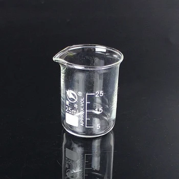 10 pieces/pack 25mL lab Glass Beaker GG-17 Borosilicate 3.3 Glass Beaker Chemistry Laboratory equipment
10 pieces/pack 25mL lab Glass Beaker GG-17 Borosilicate 3.3 Glass Beaker Chemistry Laboratory equipment