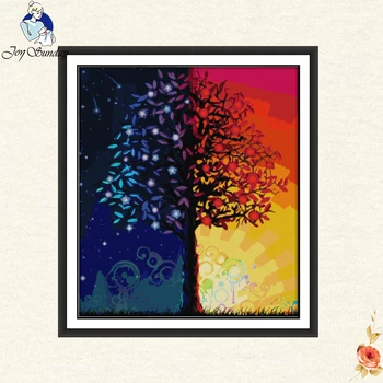 Joy Sunday Colorful trees Patterns Counted Cross Stitch 11CT 14CT Cross Stitch Set Wholesale Scenery Cross-stitch Kit Embroidery
Joy Sunday Colorful trees Patterns Counted Cross Stitch 11CT 14CT Cross Stitch Set Wholesale Scenery Cross-stitch Kit Embroidery