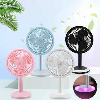 Colorful Portable Desk Fan Low Noise Multi-function Mini Rechargeable 360° Shaking Head USB Charging Quiet Cooling LED Lights
Colorful Portable Desk Fan Low Noise Multi-function Mini Rechargeable 360° Shaking Head USB Charging Quiet Cooling LED Lights