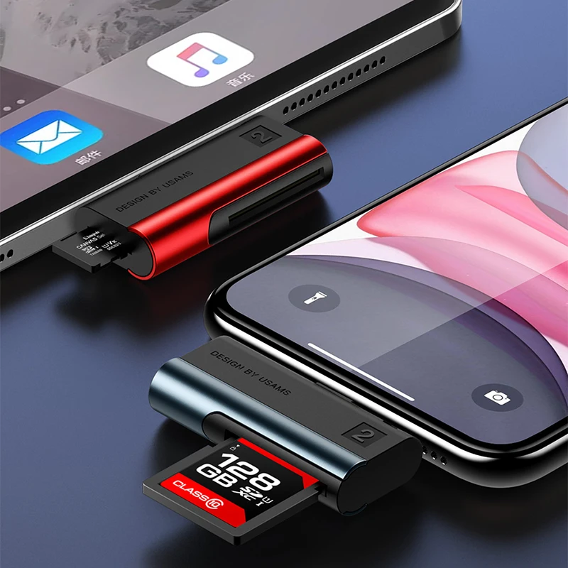 OTG adapter for iPhone 11 pro max TF Card Reader OTG adapter for ios 13 support 256G for iPhone XS X 8 7 6 6s 5 for iPad
OTG adapter for iPhone 11 pro max TF Card Reader OTG adapter for ios 13 support 256G for iPhone XS X 8 7 6 6s 5 for iPad
