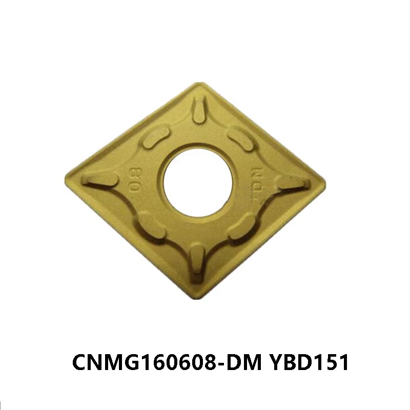 

100% Original CNMG160608-DM YBD151 Carbide Inserts processing Cast Iron CNMG 160608 CNMG1606 CNMG16 Lathe Cutter Turning Tools