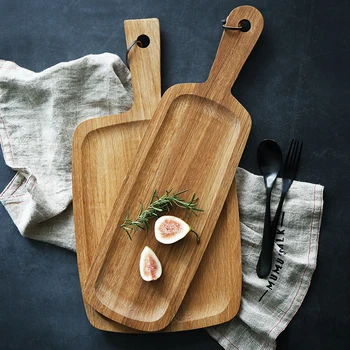 Wooden Bread Plates With Handle Rectangle Wooden Dessert Bread Tray Baking Fruit Snack Suchi Tray Kitchen Accessories Tableware
Wooden Bread Plates With Handle Rectangle Wooden Dessert Bread Tray Baking Fruit Snack Suchi Tray Kitchen Accessories Tableware