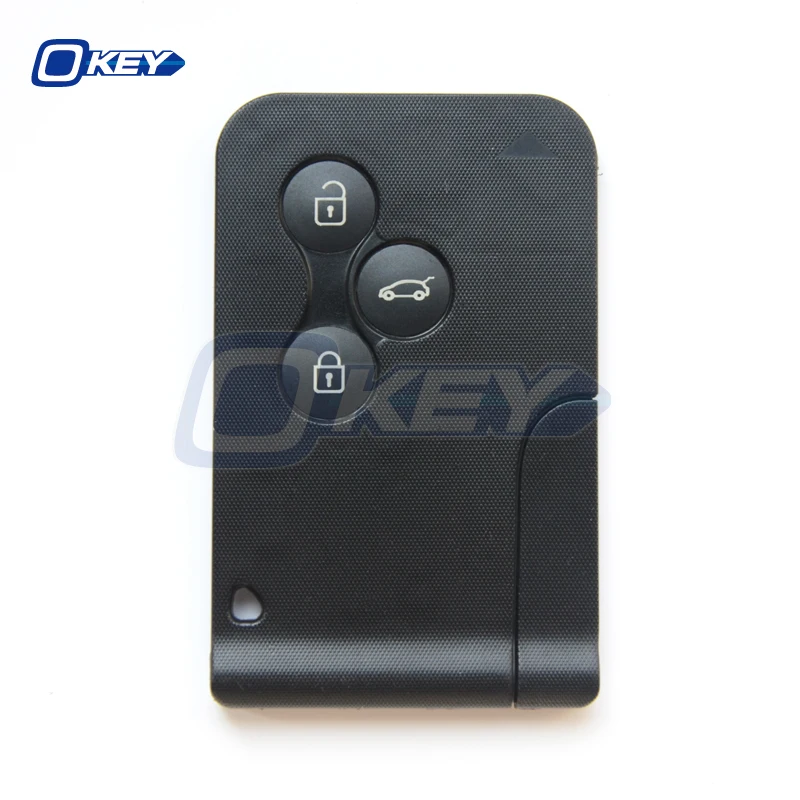 Okey 3 Button 433Mhz ID46 PCF7947 Chip with Emergency Insert Blade Smart Remote Key For Renault Megane Scenic 2003-2008 Card
Okey 3 Button 433Mhz ID46 PCF7947 Chip with Emergency Insert Blade Smart Remote Key For Renault Megane Scenic 2003-2008 Card