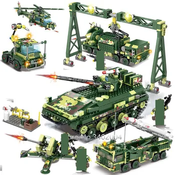 Military Field Army WW2 Soldiers Tank Missile Helicopter Figures Soldiers Building Blocks Brinquedos Brinquedos Bricks Kids Toys
Military Field Army WW2 Soldiers Tank Missile Helicopter Figures Soldiers Building Blocks Brinquedos Brinquedos Bricks Kids Toys