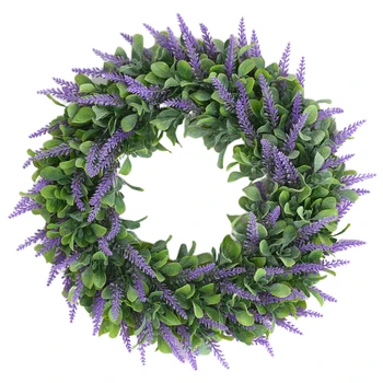 Round Artificial Lavender Wreath Indoor Wall Door Floral Garland Home Decor
Round Artificial Lavender Wreath Indoor Wall Door Floral Garland Home Decor