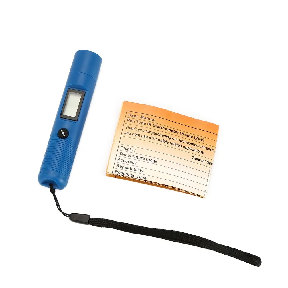 DT8230 Household Digital LCD Mini Infrared Thermometer Temperature Meter Tester Red Laser Pocket Non Contact Pyrometer Pen
DT8230 Household Digital LCD Mini Infrared Thermometer Temperature Meter Tester Red Laser Pocket Non Contact Pyrometer Pen