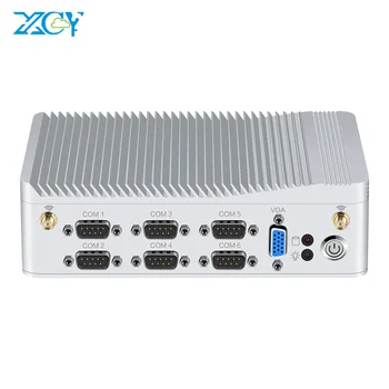XCY X39G Intel Celeron J1900 Mini PC 6xRS232 8xUSB 2xLAN HDMI VGA WiFi 3G/4G LTE SIM Fanless Micro Industrial PC Windows Linux
XCY X39G Intel Celeron J1900 Mini PC 6xRS232 8xUSB 2xLAN HDMI VGA WiFi 3G/4G LTE SIM Fanless Micro Industrial PC Windows Linux