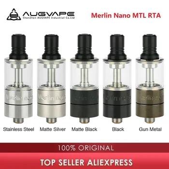 Original Augvape Merlin Nano MTL RTA 2ml/3.5ml with 18mm Rebuildable Tank & Two Post Single Coil Deck vs INTAKE RTA / Zeus X
Original Augvape Merlin Nano MTL RTA 2ml/3.5ml with 18mm Rebuildable Tank & Two Post Single Coil Deck vs INTAKE RTA / Zeus X