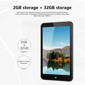 8 Inch Windows Handheld Tablet 2G + 32G Tablet Pc Lightweight Mini Pocket Entertainment Handy Tablet
8 Inch Windows Handheld Tablet 2G + 32G Tablet Pc Lightweight Mini Pocket Entertainment Handy Tablet