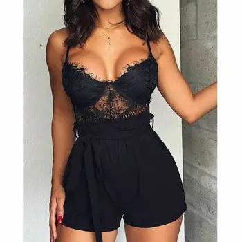 Sexy Womens Lace Sleeveless Clubwear Party Mini Sashes Playsuit Jumpsuit Romper Short Pants 
Sexy Womens Lace Sleeveless Clubwear Party Mini Sashes Playsuit Jumpsuit Romper Short Pants