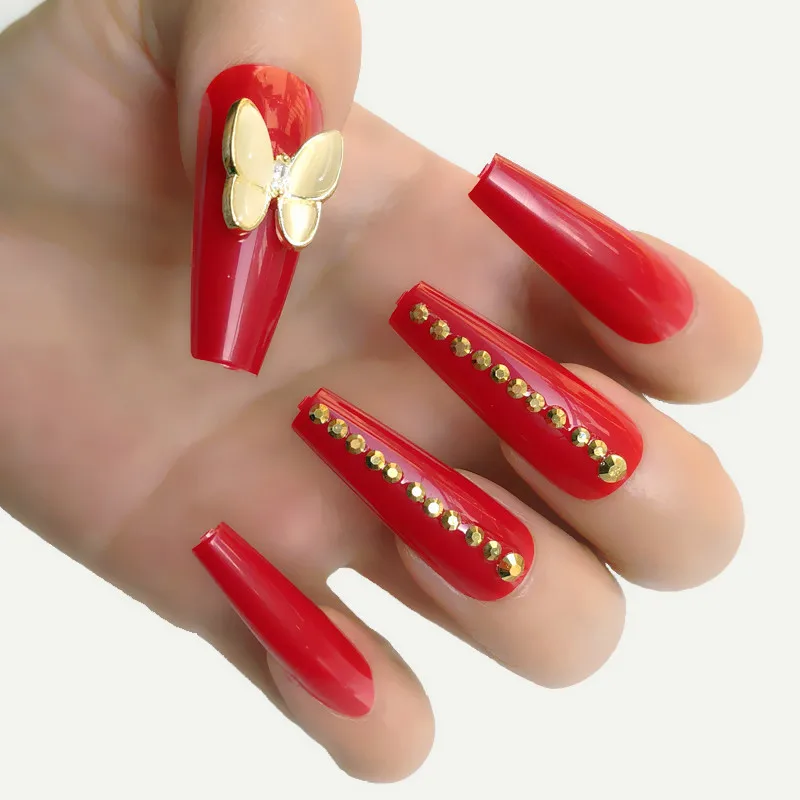 Custom Gorgeous Luxury Bow Rhinestone Press On Fake Nails Extra Long Flase Nails Colorful Crystal Faux Ongles With Large Party
Custom Gorgeous Luxury Bow Rhinestone Press On Fake Nails Extra Long Flase Nails Colorful Crystal Faux Ongles With Large Party
