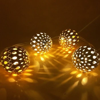 Beautiful Ball Lights String Festival Birthday Hollow out Moroccan 3.0M with Battery Box Garden Home Decoration Celebration
Beautiful Ball Lights String Festival Birthday Hollow out Moroccan 3.0M with Battery Box Garden Home Decoration Celebration