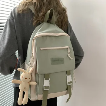 DCIMOR Preppy Style Insert Buckle Waterproof Nylon Women Backpack Cross Zipper University Schoolbag For Girls Lovely Travel Bag
DCIMOR Preppy Style Insert Buckle Waterproof Nylon Women Backpack Cross Zipper University Schoolbag For Girls Lovely Travel Bag