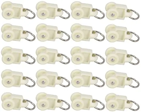 Curtain Track Rollers 13.5mm/0.53" Dia, Plastic Drapery Rail Sliding Glider for Windows Shower Curtain Tracks, White 100 Pcs
Curtain Track Rollers 13.5mm/0.53" Dia, Plastic Drapery Rail Sliding Glider for Windows Shower Curtain Tracks, White 100 Pcs