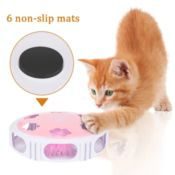 Electric Interactive Cat Toy Fun Cat Electric Feather Predator Cat Toy Eight Hole Labyrinth Turntable Pet Supplies
Electric Interactive Cat Toy Fun Cat Electric Feather Predator Cat Toy Eight Hole Labyrinth Turntable Pet Supplies