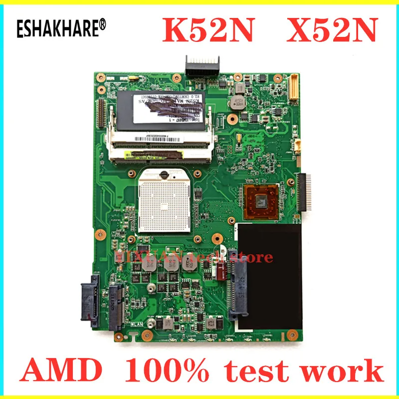 Материнская плата для ноутбуков ASUS X52N K52N K52D б/у|Материнские платы ноутбуков| |