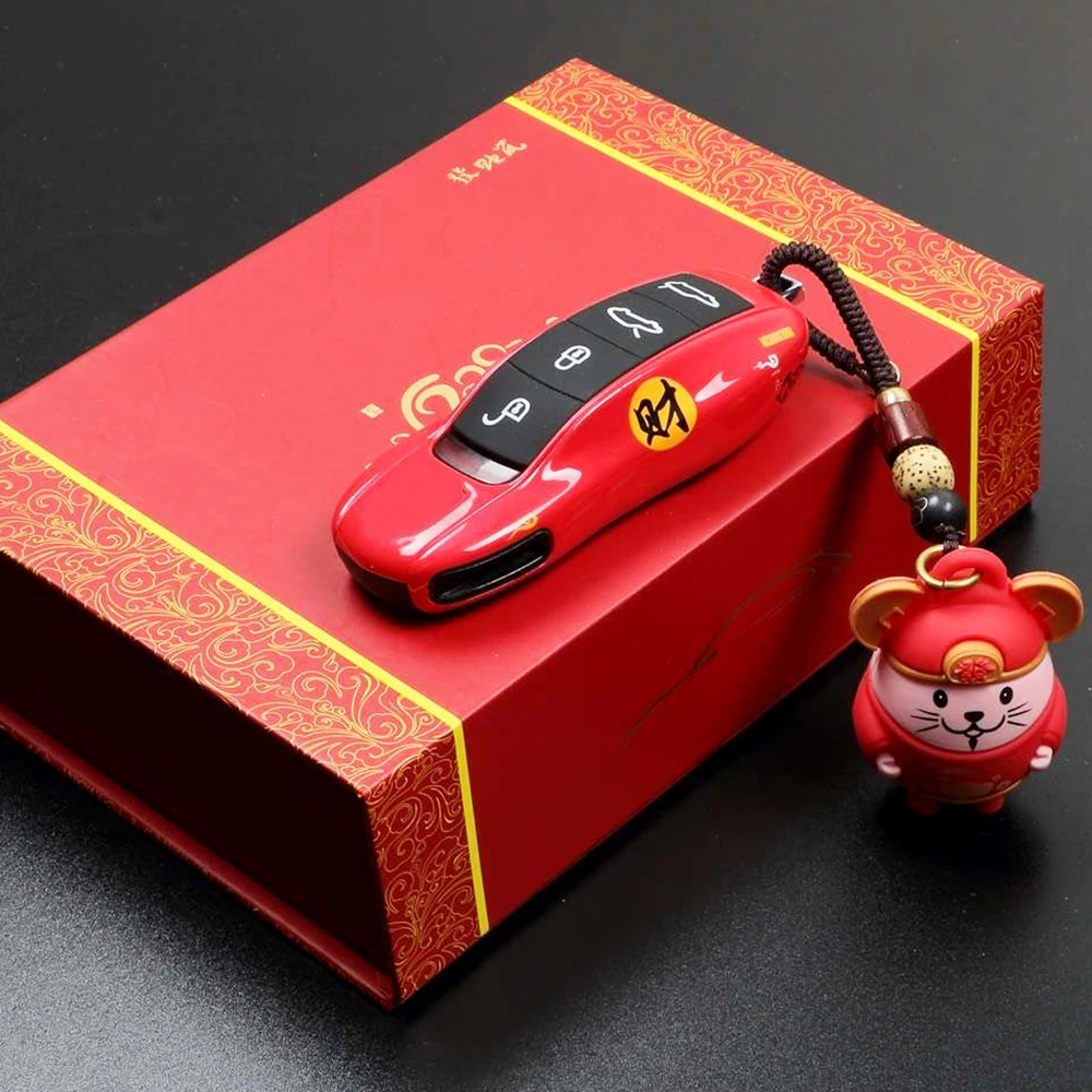Key cover for Porsche Macan Panamera Cayenne 911 718 Boxster chinese red styling key holder shell controller hard case fob cap
Key cover for Porsche Macan Panamera Cayenne 911 718 Boxster chinese red styling key holder shell controller hard case fob cap