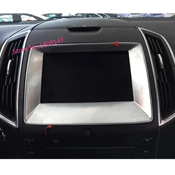 Car styling garnish cover detector ABS chrome Center Console Navigation box Interior GPS trim 1pcs For Ford EDGE 2015 2016 2017
Car styling garnish cover detector ABS chrome Center Console Navigation box Interior GPS trim 1pcs For Ford EDGE 2015 2016 2017