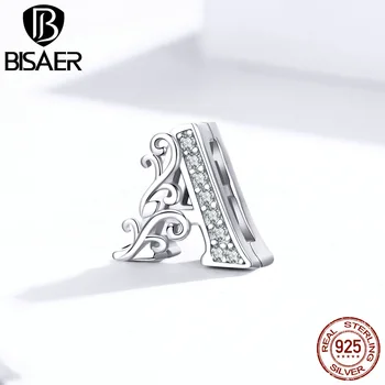 Bisaer Letter Charms 100% 925 Sterling Silver Letter A Alphabet Beads Charms Fit Bracelets DIY Jewelry ECX111
Bisaer Letter Charms 100% 925 Sterling Silver Letter A Alphabet Beads Charms Fit Bracelets DIY Jewelry ECX111