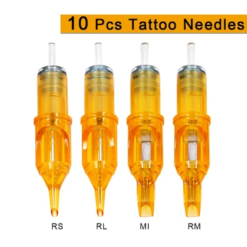 Hot Sale 10pcs Disposable Semi-Permanent Makeup Tattoo Cartridge Needle RL/RM/M1/RS For Tattoo Machine Kit Tattoo Gun Supplies
Hot Sale 10pcs Disposable Semi-Permanent Makeup Tattoo Cartridge Needle RL/RM/M1/RS For Tattoo Machine Kit Tattoo Gun Supplies