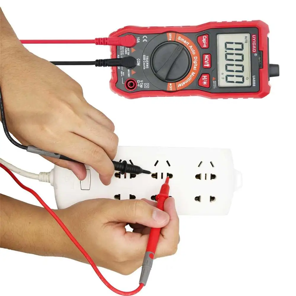 5999 Counts LCD Digital Multimeter AC DC NCV True RMS Auto Ranging Current Voltage Tester Checker Analyzer Meter
5999 Counts LCD Digital Multimeter AC DC NCV True RMS Auto Ranging Current Voltage Tester Checker Analyzer Meter