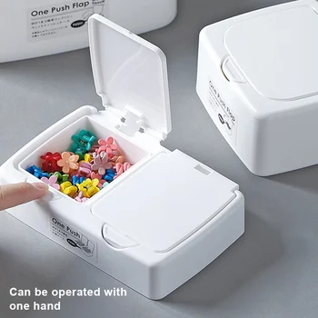 Button Type Storage Box Tissue Box Desktop Floss Storage Case Push Button Open JA55
Button Type Storage Box Tissue Box Desktop Floss Storage Case Push Button Open JA55