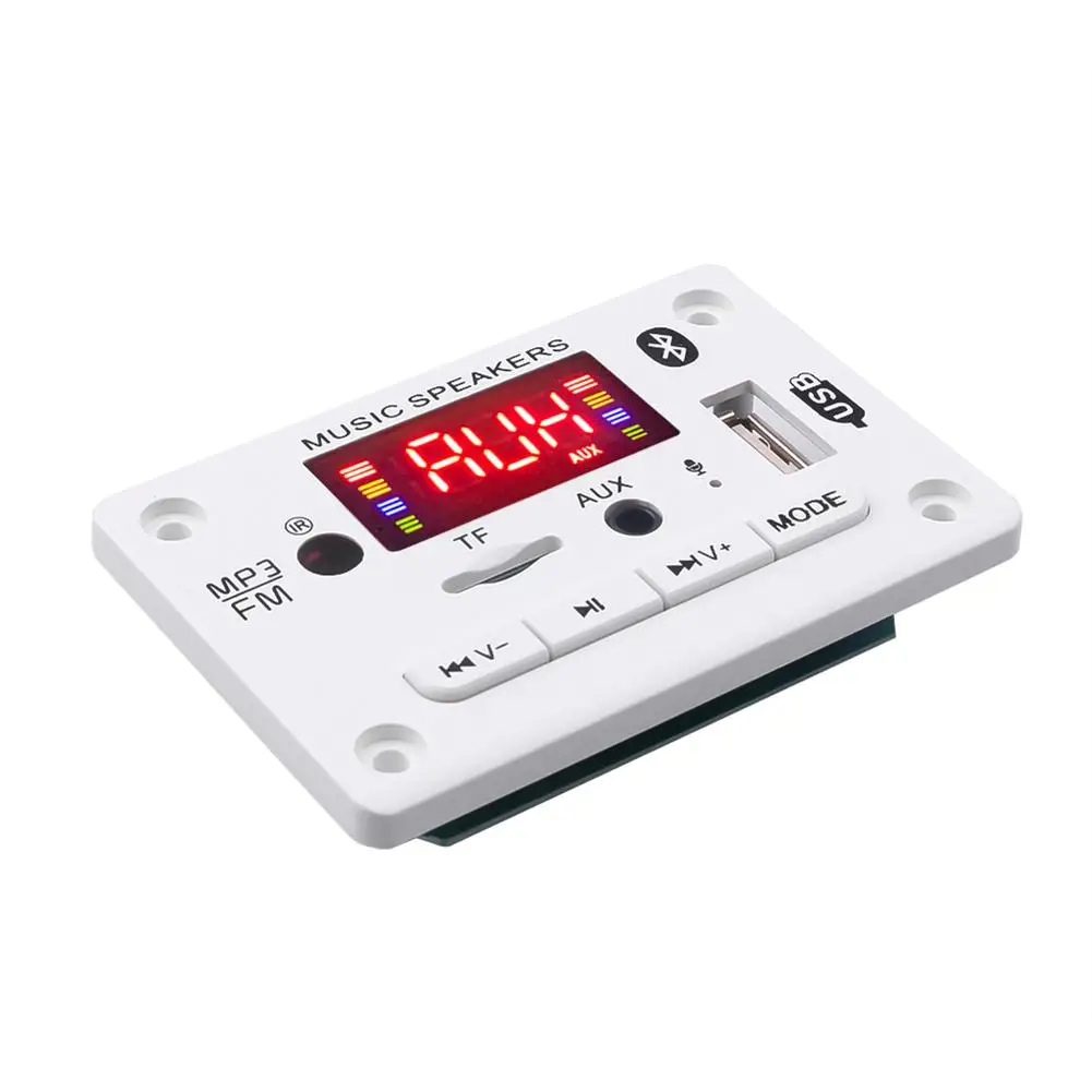Microphone Handsfree Bluetooth 5.0 MP3 Decoding Board Module W/ SD Card Slot / USB / FM / Remote Decoding Board Module
Microphone Handsfree Bluetooth 5.0 MP3 Decoding Board Module W/ SD Card Slot / USB / FM / Remote Decoding Board Module
