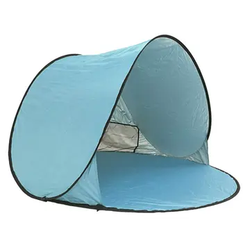 Outdoor full-automatic free camping beach shade tent Quick Open Galvanized iron Oxford cloth Anti-UV Waterproof 
Outdoor full-automatic free camping beach shade tent Quick Open Galvanized iron Oxford cloth Anti-UV Waterproof