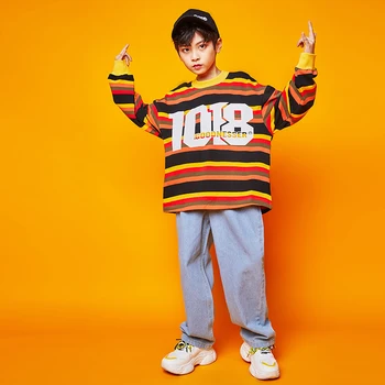 Jazz Dance Costumes For Kids Long Sleeve Clothes Boys And Girls Hip Hop Dance Outfit Children Street Dance Stage Clothing VO553
Jazz Dance Costumes For Kids Long Sleeve Clothes Boys And Girls Hip Hop Dance Outfit Children Street Dance Stage Clothing VO553
