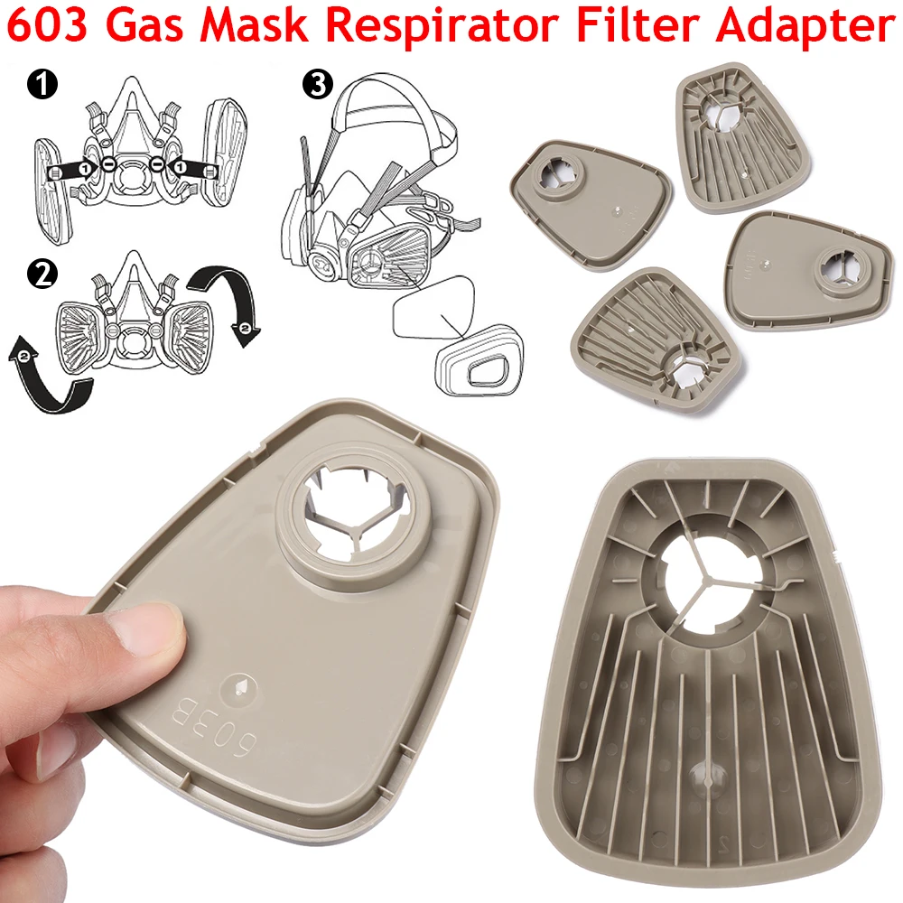 2/5/10 Pairs Anti-Dust 603 Filter Adapter Platform For 3M 6000 7000 Series Industry Gas Mask Safety Respirator Parts Accessories
2/5/10 Pairs Anti-Dust 603 Filter Adapter Platform For 3M 6000 7000 Series Industry Gas Mask Safety Respirator Parts Accessories