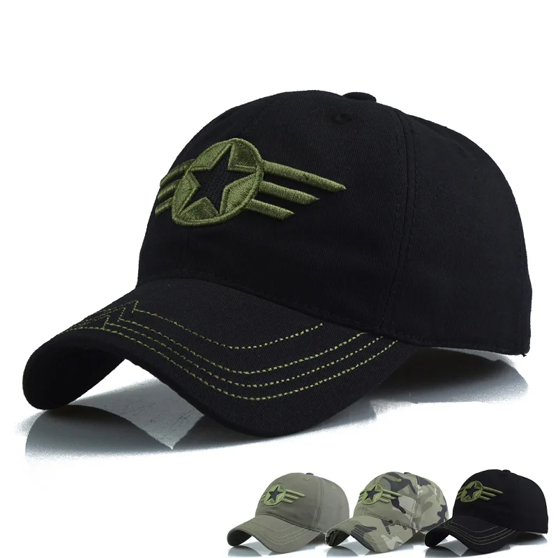High quality New Arrival Men Pentagram Cap Top Baseball Caps Camouflage Hunting Fishing Hat Camo Baseball Hats Adjustable
High quality New Arrival Men Pentagram Cap Top Baseball Caps Camouflage Hunting Fishing Hat Camo Baseball Hats Adjustable
