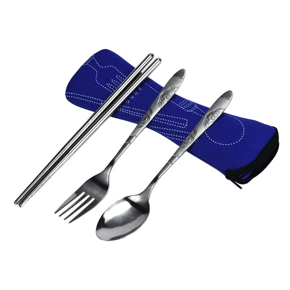 Wholesale Stainless Steel Fork Spoon Chopsticks with Pocket Bag Outdoor Sports Camping Picnic Tableware Cutlery Set Party #C7
Wholesale Stainless Steel Fork Spoon Chopsticks with Pocket Bag Outdoor Sports Camping Picnic Tableware Cutlery Set Party #C7