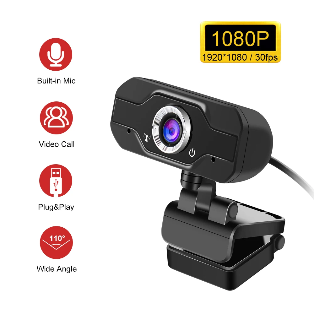 Webcam Full HD 1080P Autofocus Web Camera Web Cam USB Computer Camera With Microphone For Video Calling
Webcam Full HD 1080P Autofocus Web Camera Web Cam USB Computer Camera With Microphone For Video Calling