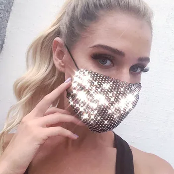 Adult Adjustable Mask Rhinestone Breathable Flash Diamond Masquerade Mask Jewelry Sparkling Diamond Sparkle Metal Party Mask#Y5
Adult Adjustable Mask Rhinestone Breathable Flash Diamond Masquerade Mask Jewelry Sparkling Diamond Sparkle Metal Party Mask#Y5