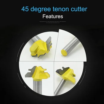 Woodworker Lock Miter Router Bit 45 Degree Width 8*1-1/2 Woodworking Drill Bit 8mm Shank Tenon Cutter Woodworking Milling Cutter
Woodworker Lock Miter Router Bit 45 Degree Width 8*1-1/2 Woodworking Drill Bit 8mm Shank Tenon Cutter Woodworking Milling Cutter