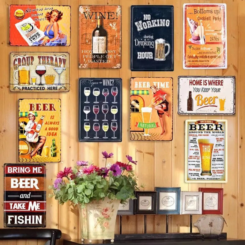 3D Beer Time Wine Style Tin Sign Art Painting Bar Pub Restaurant Shop Home Wall Decor Retro Metal Poster
3D Beer Time Wine Style Tin Sign Art Painting Bar Pub Restaurant Shop Home Wall Decor Retro Metal Poster