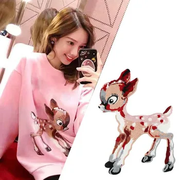 Pink Deer Patch DIY Clothes Patches For Clothing Sew-On Embroidered Scrapbooking Motif Applique
Pink Deer Patch DIY Clothes Patches For Clothing Sew-On Embroidered Scrapbooking Motif Applique