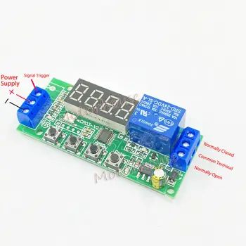 DC 5V/12V/24V LED Digital Multifunction Delay Module Turn On/off Timing Cycle Timer Relay Trigger Switch Programmable
DC 5V/12V/24V LED Digital Multifunction Delay Module Turn On/off Timing Cycle Timer Relay Trigger Switch Programmable