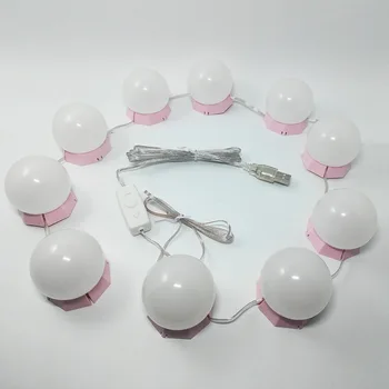 Makeup light Illuminated makeup mirror with led light USB Charging Port Cosmetic Lighted Bulb Profession Makeup light D42 
Makeup light Illuminated makeup mirror with led light USB Charging Port Cosmetic Lighted Bulb Profession Makeup light D42