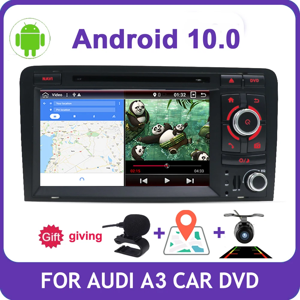 Автомагнитола Bosion 7 дюймов HD 2 Din Android 10 четыре ядра стерео DVD плеер мультимедиа