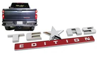 Chrome Red TEXAS EDITION for SILVERADO SIERRA UNIVERSAL Fender trunk Emblem Decal Badge Sticker 
Chrome Red TEXAS EDITION for SILVERADO SIERRA UNIVERSAL Fender trunk Emblem Decal Badge Sticker