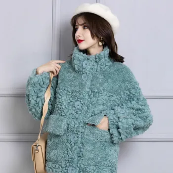 All-in-one fur grain sheep shearing coat, female fur coat, short jacket, cara roll, full wool stand-up collar winter
All-in-one fur grain sheep shearing coat, female fur coat, short jacket, cara roll, full wool stand-up collar winter