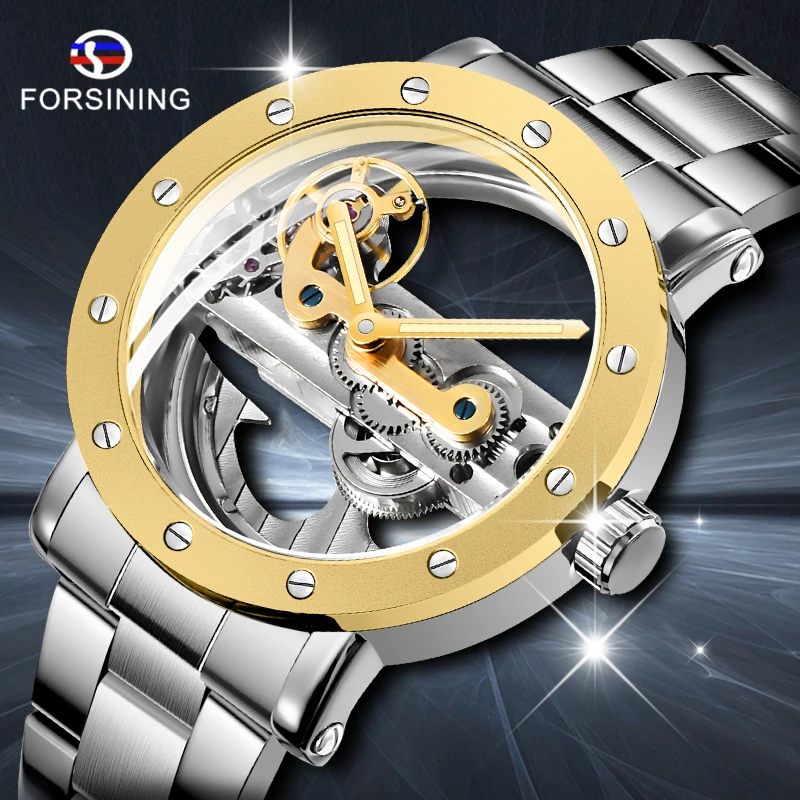 FORSINING 3ATM Waterproof Design Automatic Watches Men Luxury Top Brand Mechanical Watch Transparent Casual Men's Watches
FORSINING 3ATM Waterproof Design Automatic Watches Men Luxury Top Brand Mechanical Watch Transparent Casual Men's Watches