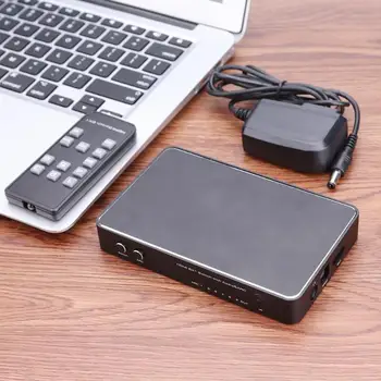 Durable HDMI Switch Hub Wear-resistant HDMI Switch Splitter 6X1 SPDIF 3.5mm Audio Extractor Converter w/Remote Control
Durable HDMI Switch Hub Wear-resistant HDMI Switch Splitter 6X1 SPDIF 3.5mm Audio Extractor Converter w/Remote Control