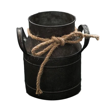 Garden Metal Plant Pots Vintage Milk Churn Bucket Flower Holder Tree Planters 15*14cm Plant Pot Churn Flower Buckets
Garden Metal Plant Pots Vintage Milk Churn Bucket Flower Holder Tree Planters 15*14cm Plant Pot Churn Flower Buckets