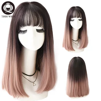7JHH WIGS Long Straight Wig For Women Omber Black Purple Layered Synthetic Wig Heat Resistant Fashion Natural Soft Wig
7JHH WIGS Long Straight Wig For Women Omber Black Purple Layered Synthetic Wig Heat Resistant Fashion Natural Soft Wig