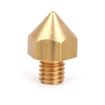 0.4 mm copper nozzle head, for 3 mm filament 3D printer extruder, Golden
0.4 mm copper nozzle head, for 3 mm filament 3D printer extruder, Golden