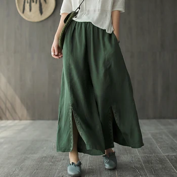 Women Rayon Wide Leg Pants Culottes Trousers Big Loose Oversized Solid Retro Vintage Fashion Casual for Spring Summer AZ24471513
Women Rayon Wide Leg Pants Culottes Trousers Big Loose Oversized Solid Retro Vintage Fashion Casual for Spring Summer AZ24471513