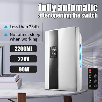 2.2L Dehumidifier Moisture Absorber Home Dehumidifier Basement Moisture Absorber Mute Remote Control Timing External Water Pipe
2.2L Dehumidifier Moisture Absorber Home Dehumidifier Basement Moisture Absorber Mute Remote Control Timing External Water Pipe