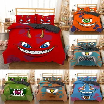 Homesky 3d Monster Bedding Sets Cartoon Duvet Cover Set Comforter Bedding Set King Queen Size Bed Cover Bedclothes 
Homesky 3d Monster Bedding Sets Cartoon Duvet Cover Set Comforter Bedding Set King Queen Size Bed Cover Bedclothes